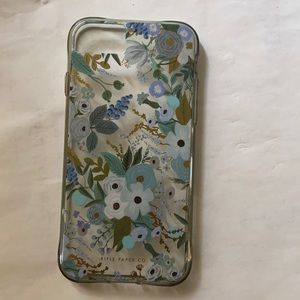 Blue flower iPhone case in perfect condition.